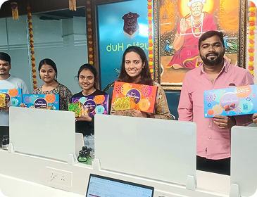 Diwali Gift Sharing at Clusterr Co-Works Pune | Narhe & Baner