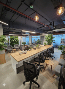 Premium coworking space near Baner Balewadi Pune by Cluster Co-Works second branch with private offices and shared desks